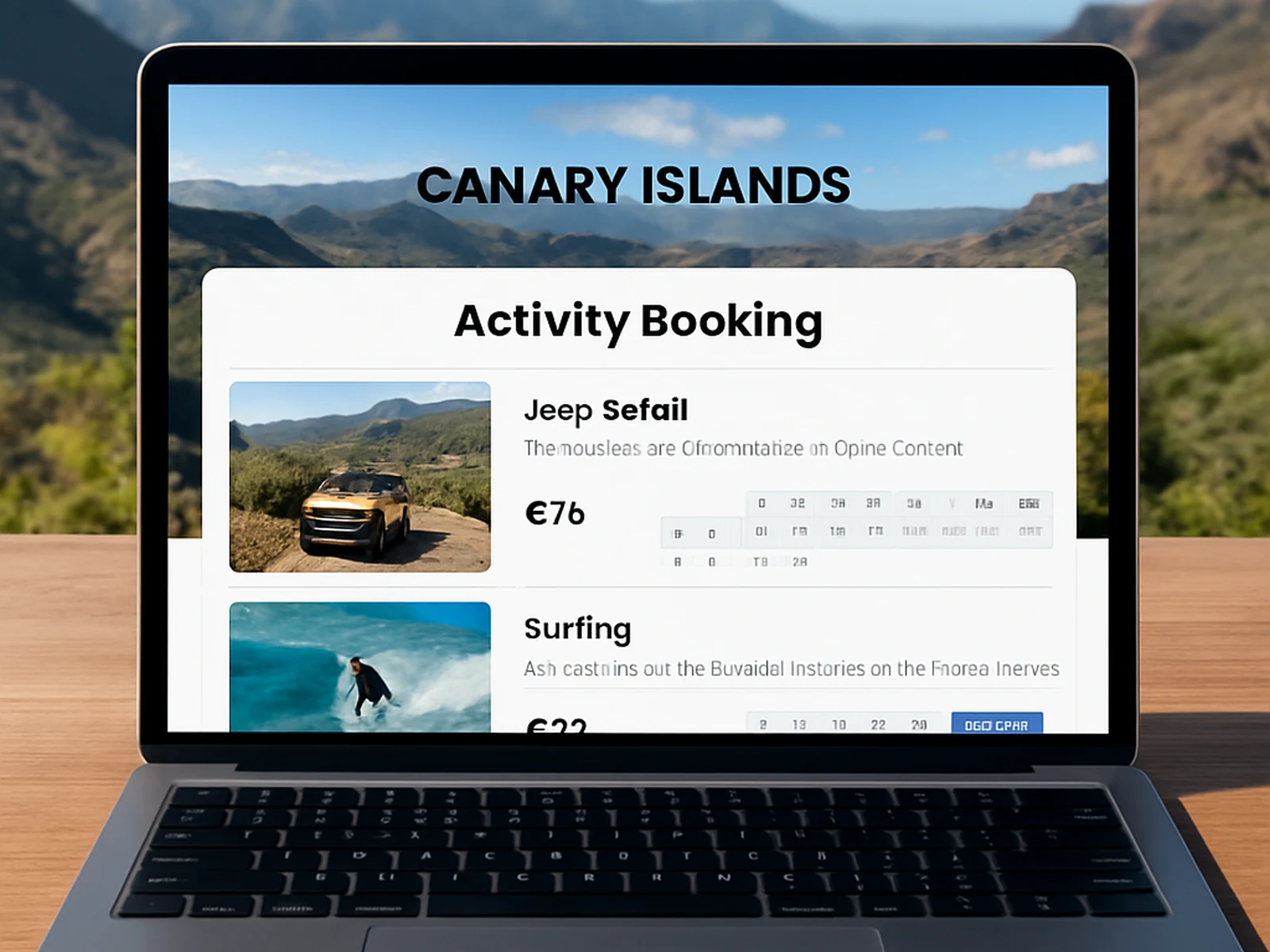 Activity & Experience Booking Sites